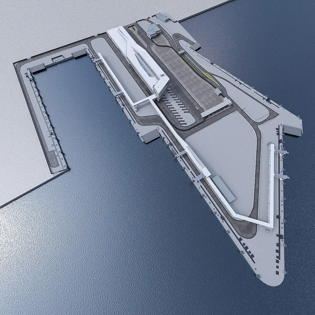 Port Terminal 3D model