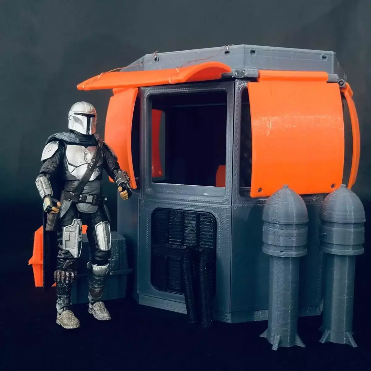 The Mandalorian - Mechanic Booth Diorama 3D print model