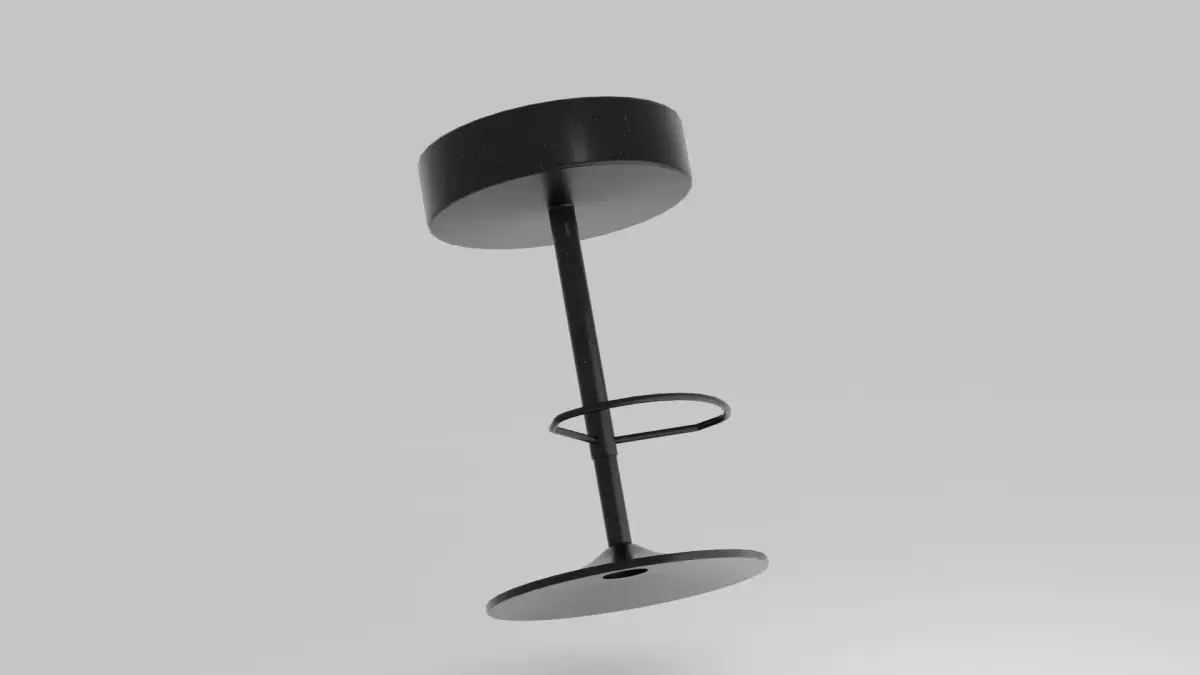 Modern Bar Chair Free 3D model