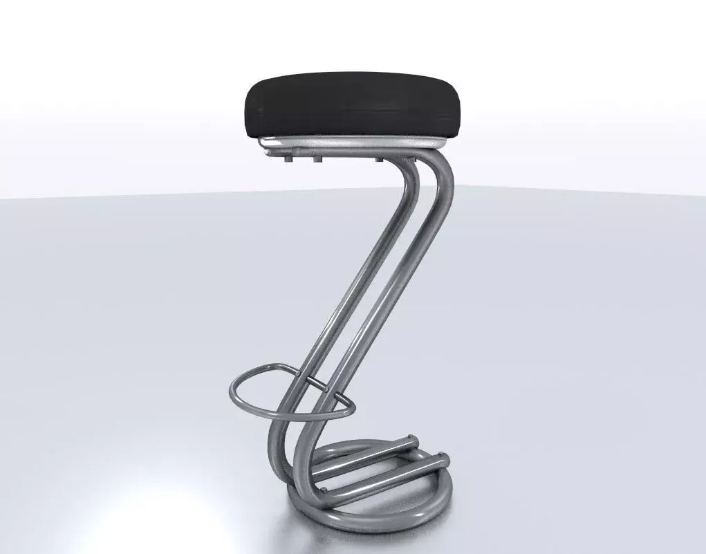 Barstool bar stool Free low-poly 3D model