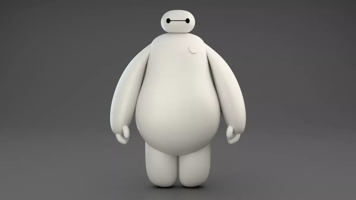 Futuristic Companion Bot Stylized 3D Character 3D model