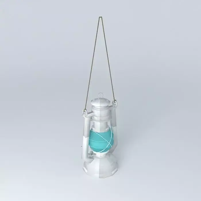 Gas lamp 3D model get