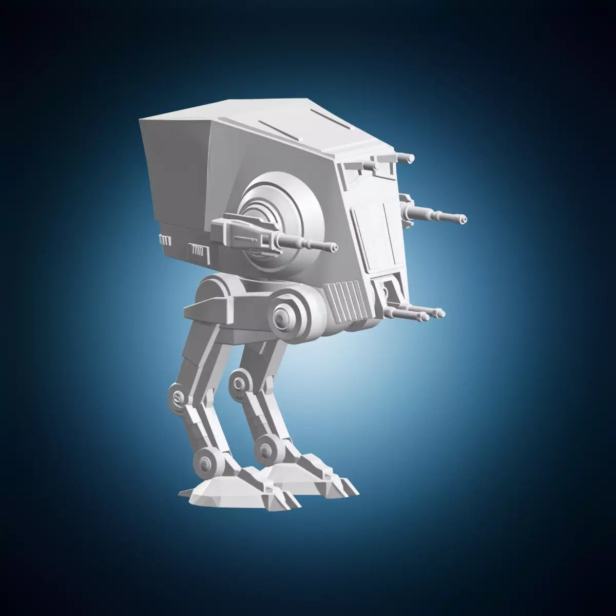 Star Wars at St Walker Model 3D print model