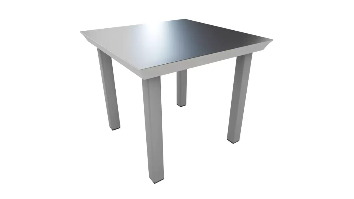 Outdoor Table Low-poly 3D model 11