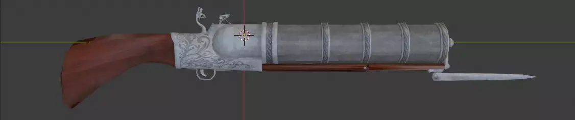 Empire Repeater Rifle 3D model