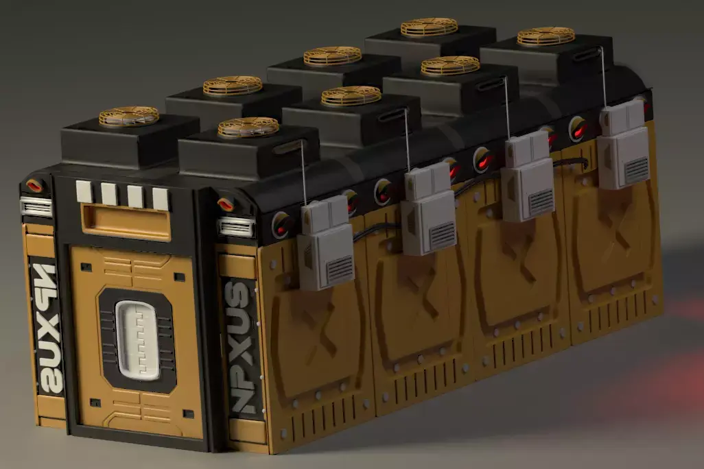 Container 3D model shop