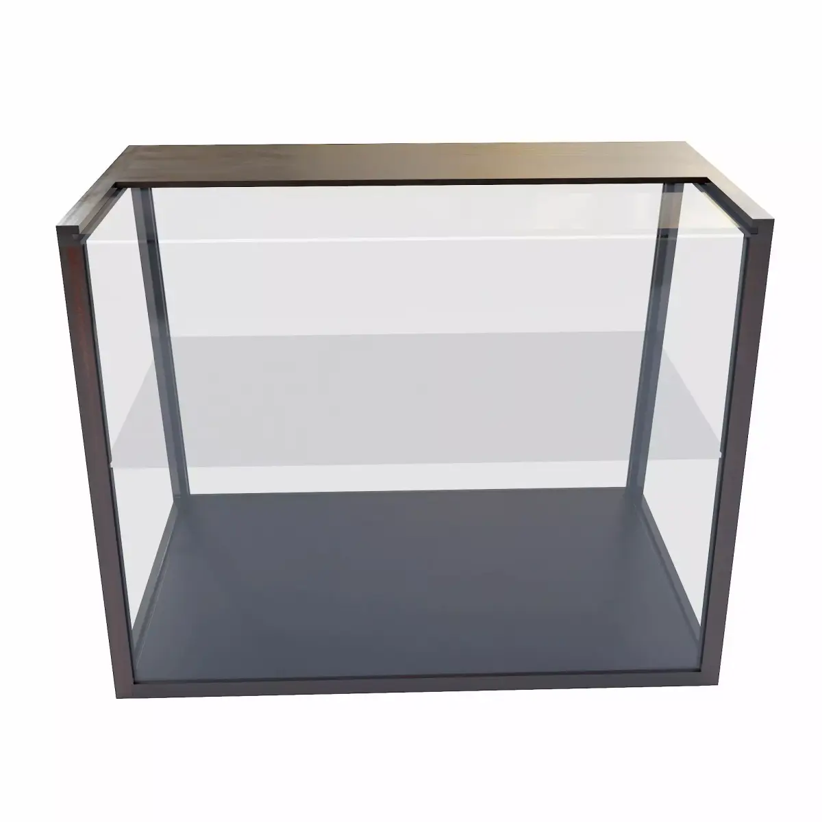 Glass Display Cabinet  Free low-poly 3D model