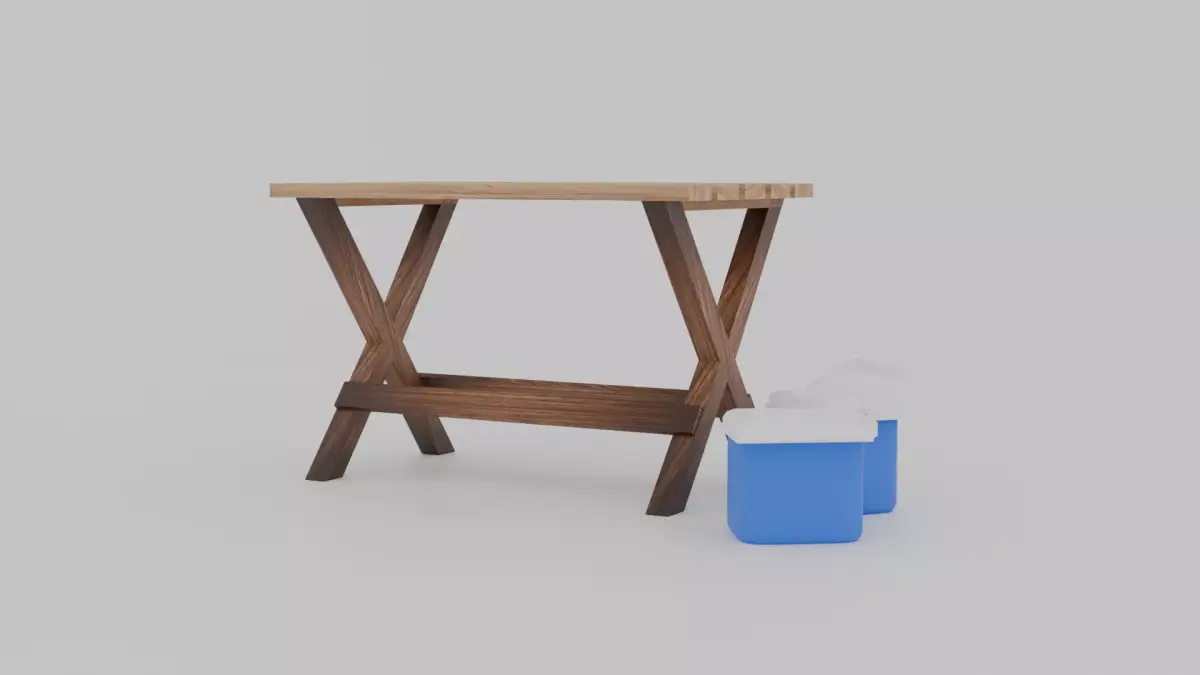 Camping Table 3D model
