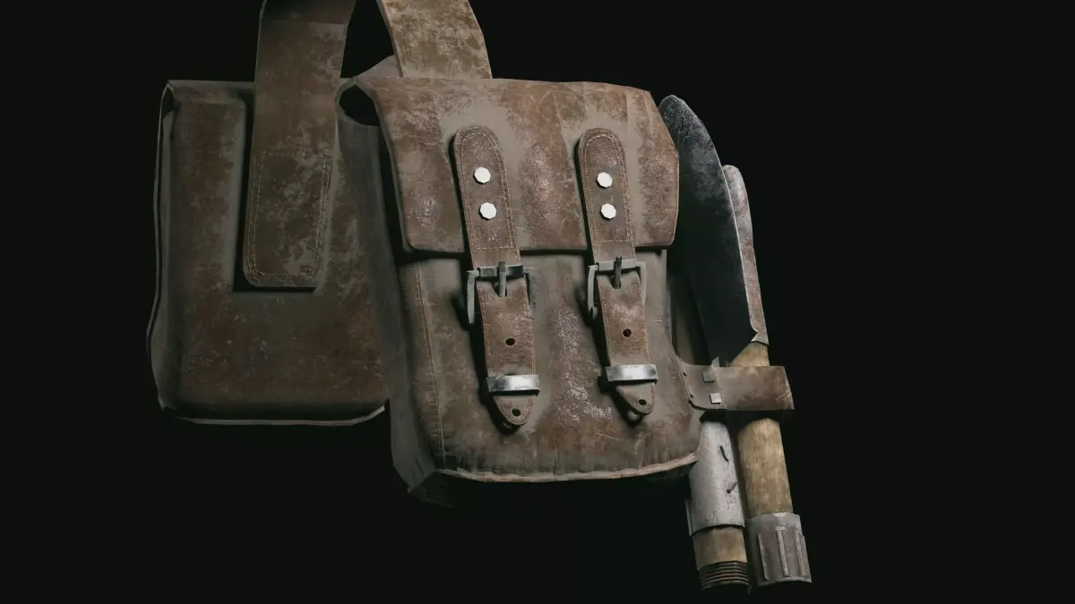 Bags two Low-poly 3D model