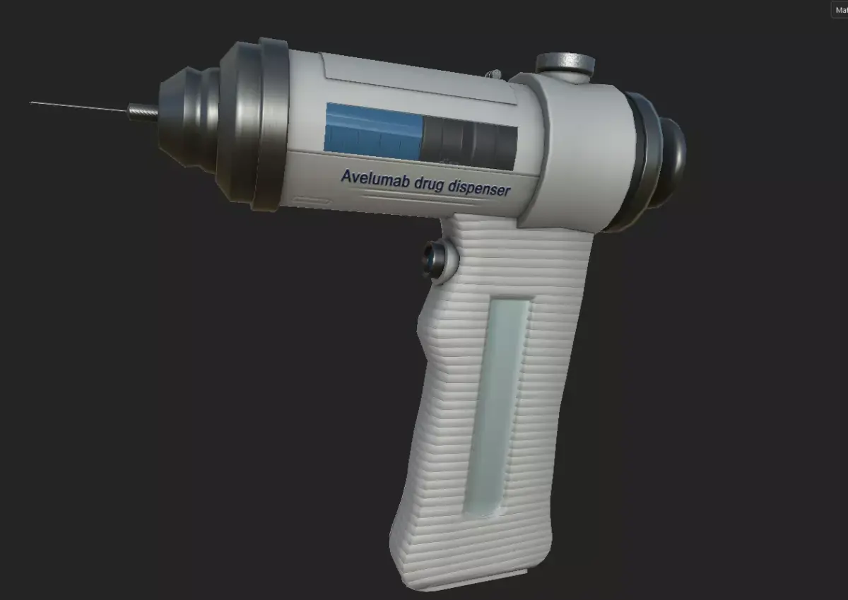 Drug Dispenser Game Ready Low-poly 3D model