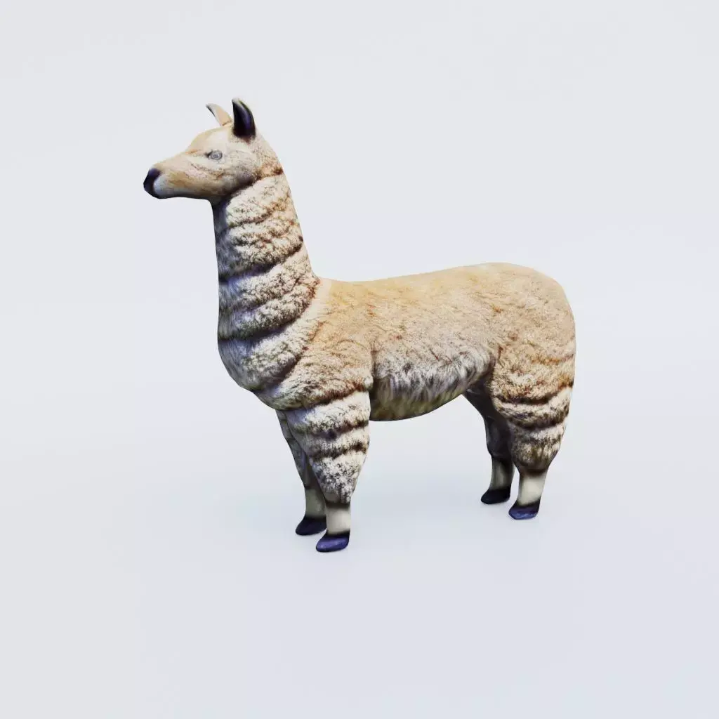 Llama Free 3D model purchase