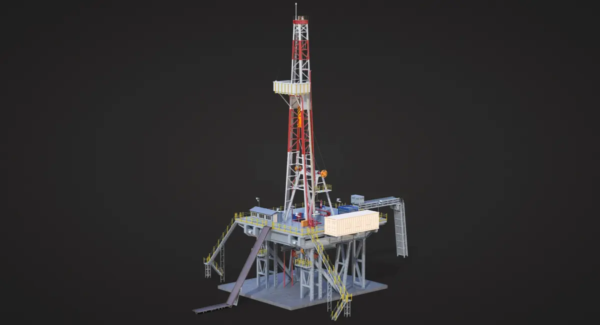 Land Rig 3D model purchase