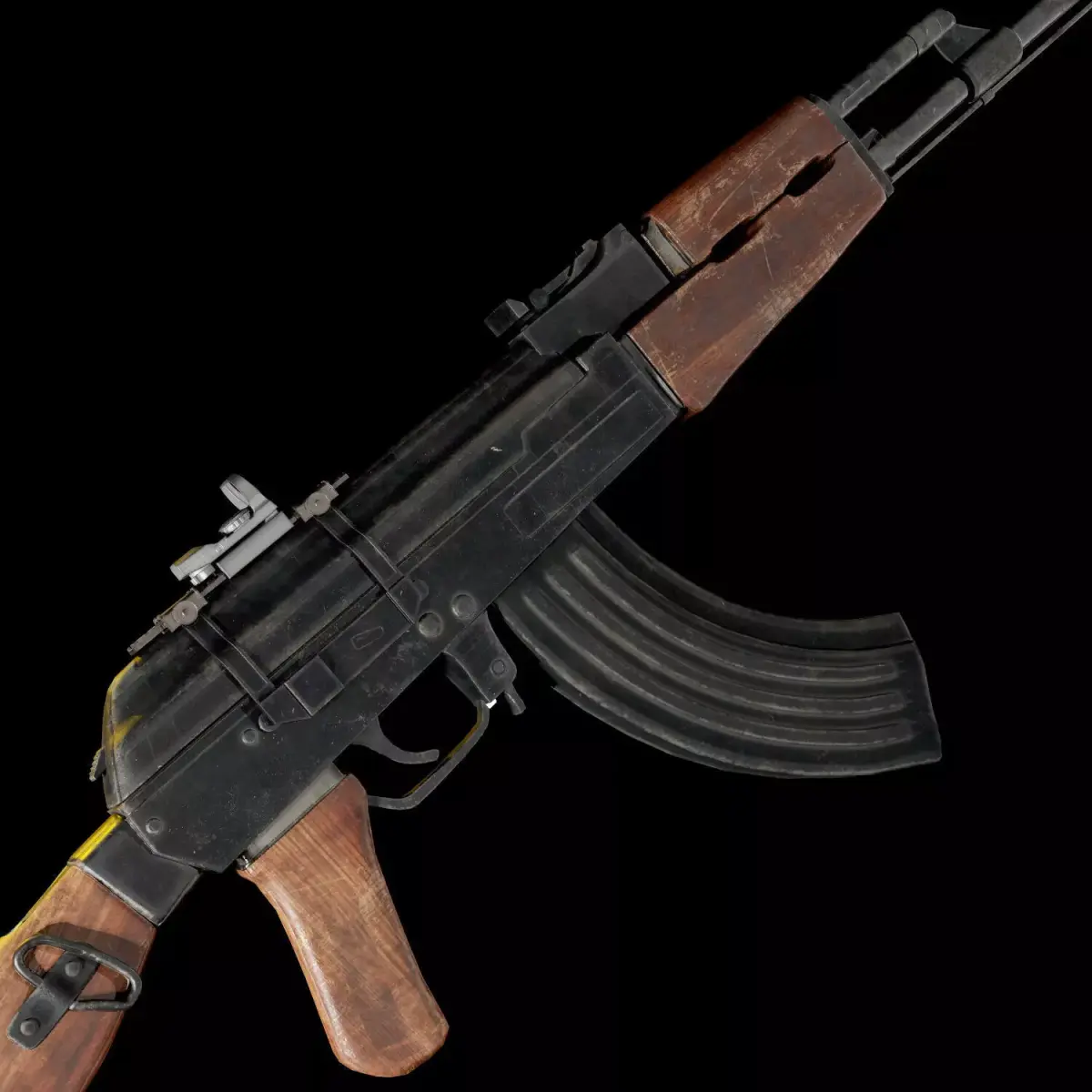 ak 47 model  3D model