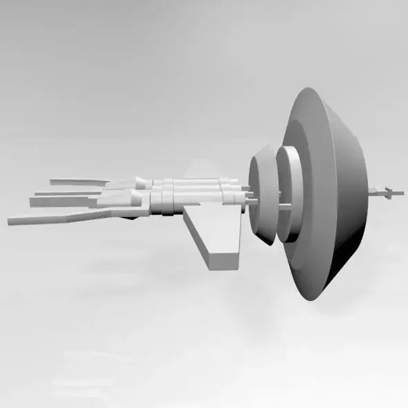 Space Transport 01 3D model