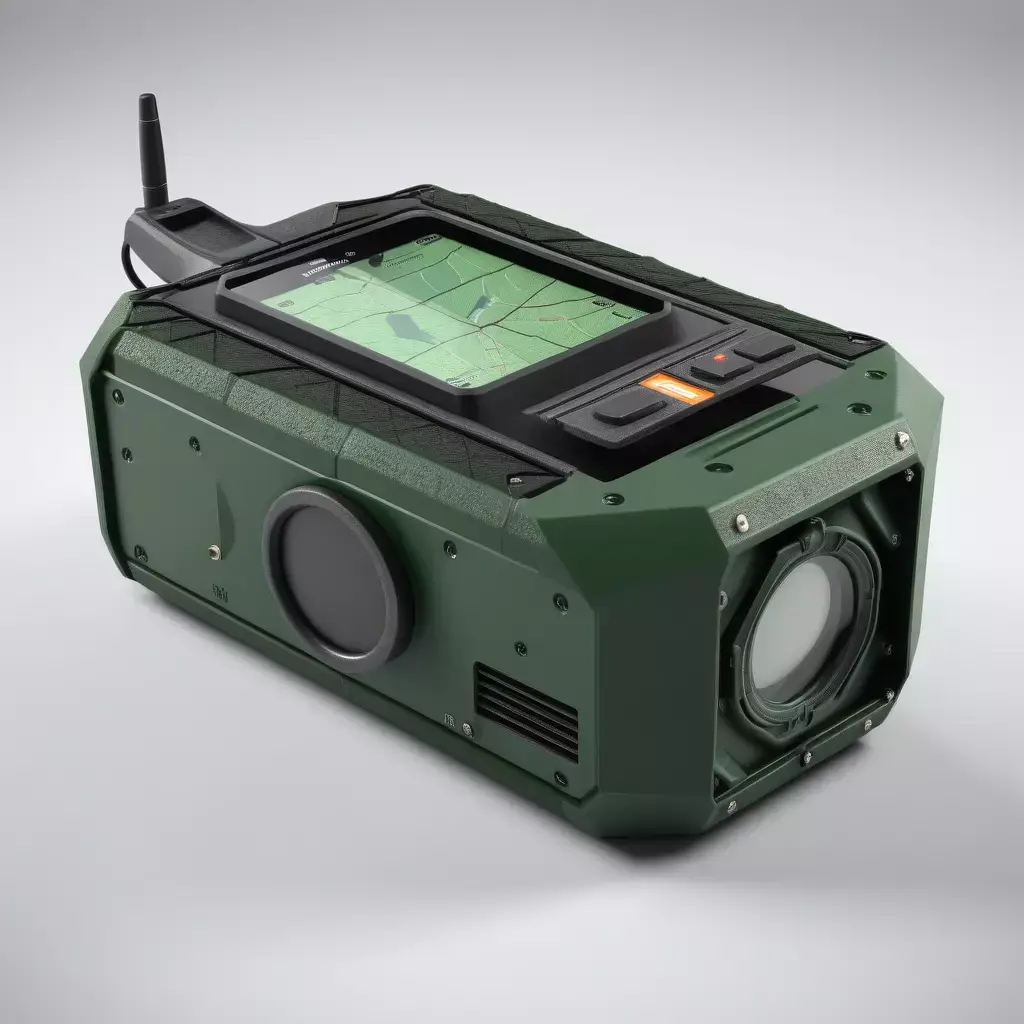 Rugged Military Tactical Observation Device 3D model