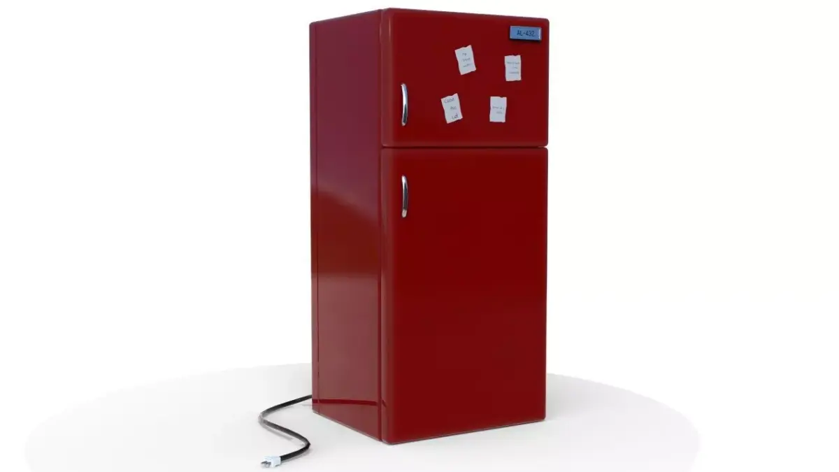 3D Toons Fridge Model Free low-poly 3D model
