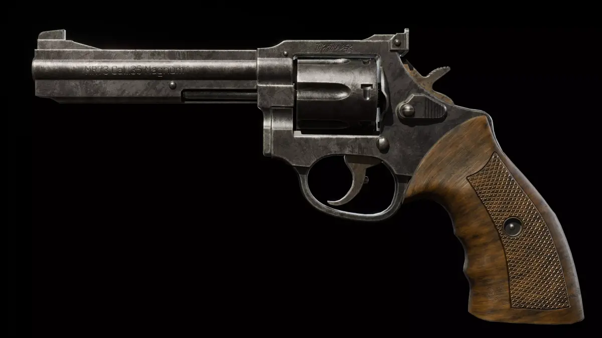 Pistol Gun Weapon Low-poly 3D model