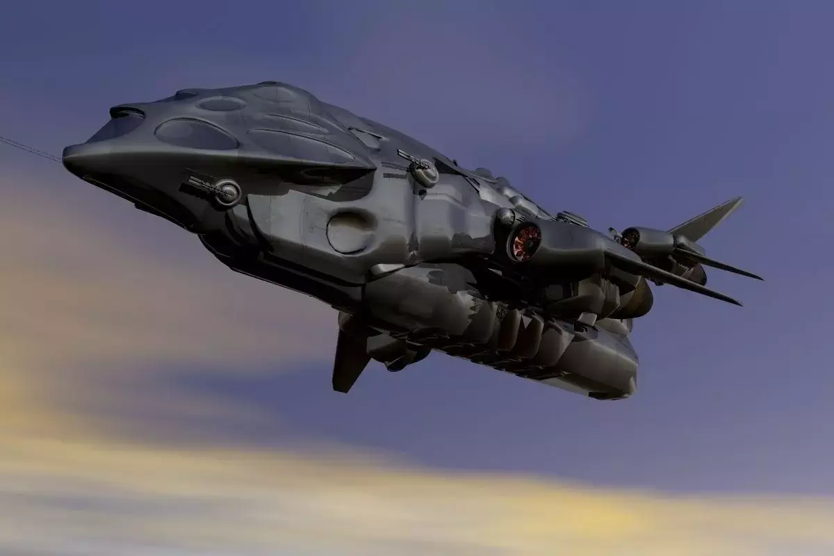 Federation Cargo Military  3D model