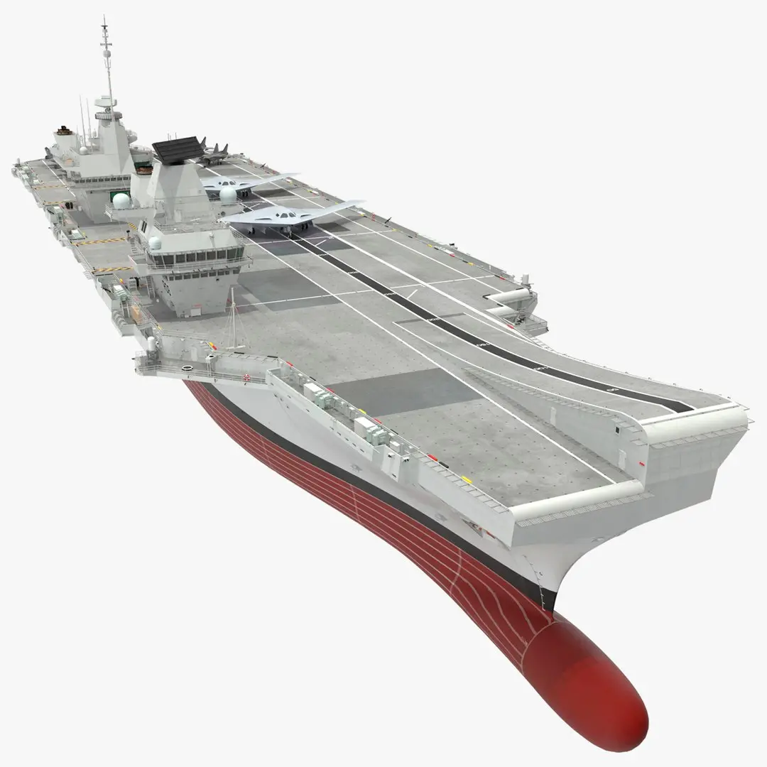 Armed HMS Queen Elizabeth 3D model purchase