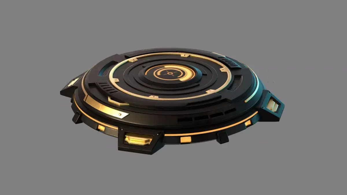 Mechanical turntable 3D model