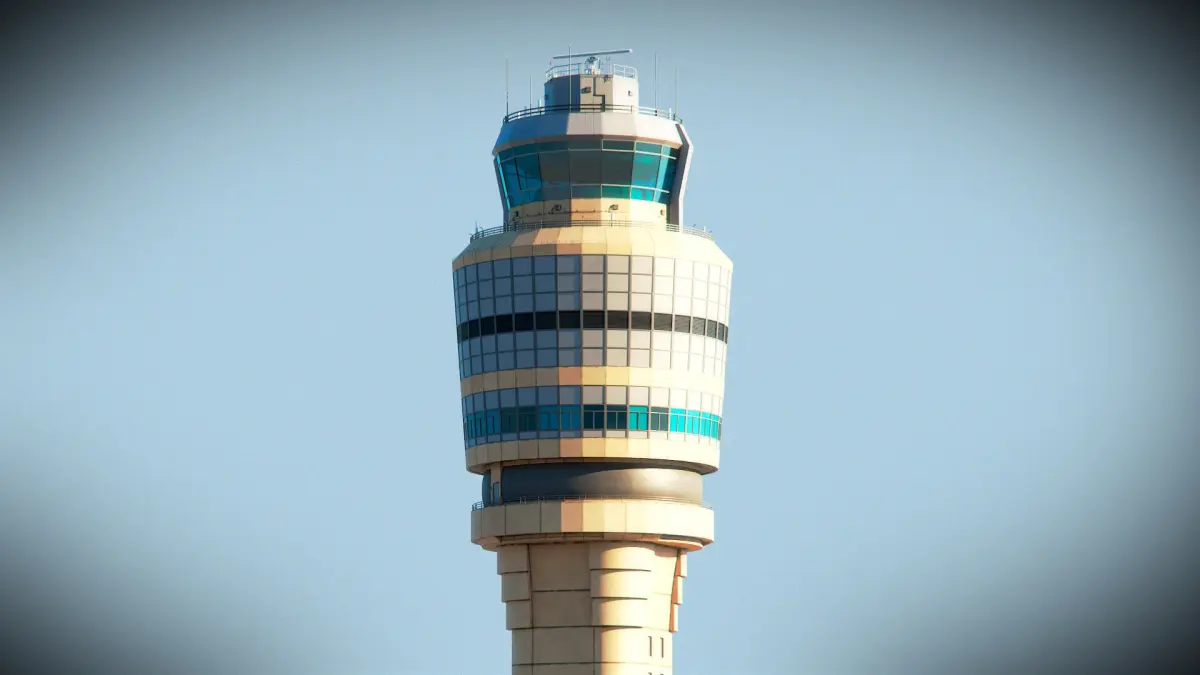 Airport Control Tower Atlanta 3D model