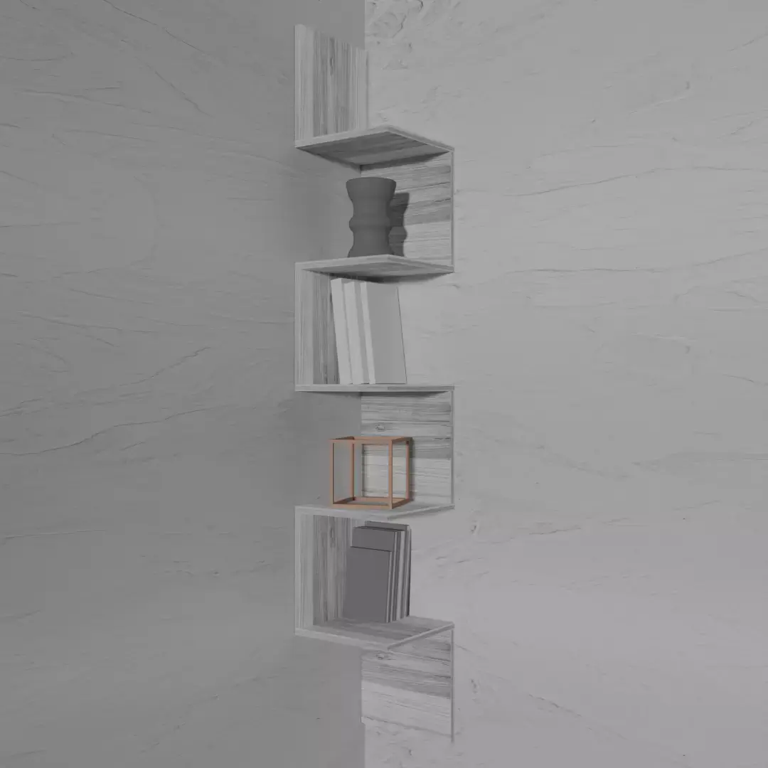 Corner shelf snake 3D model