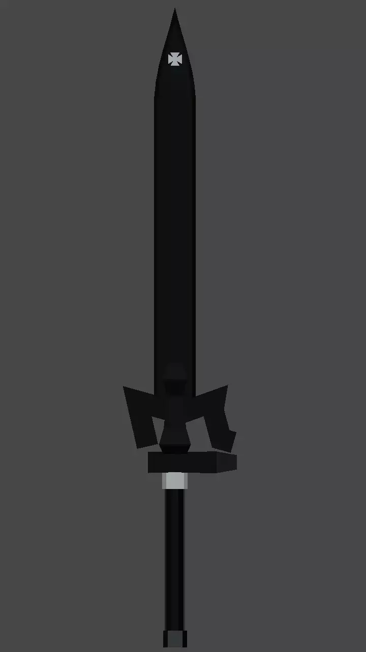 kirito sword  Low-poly 3D model