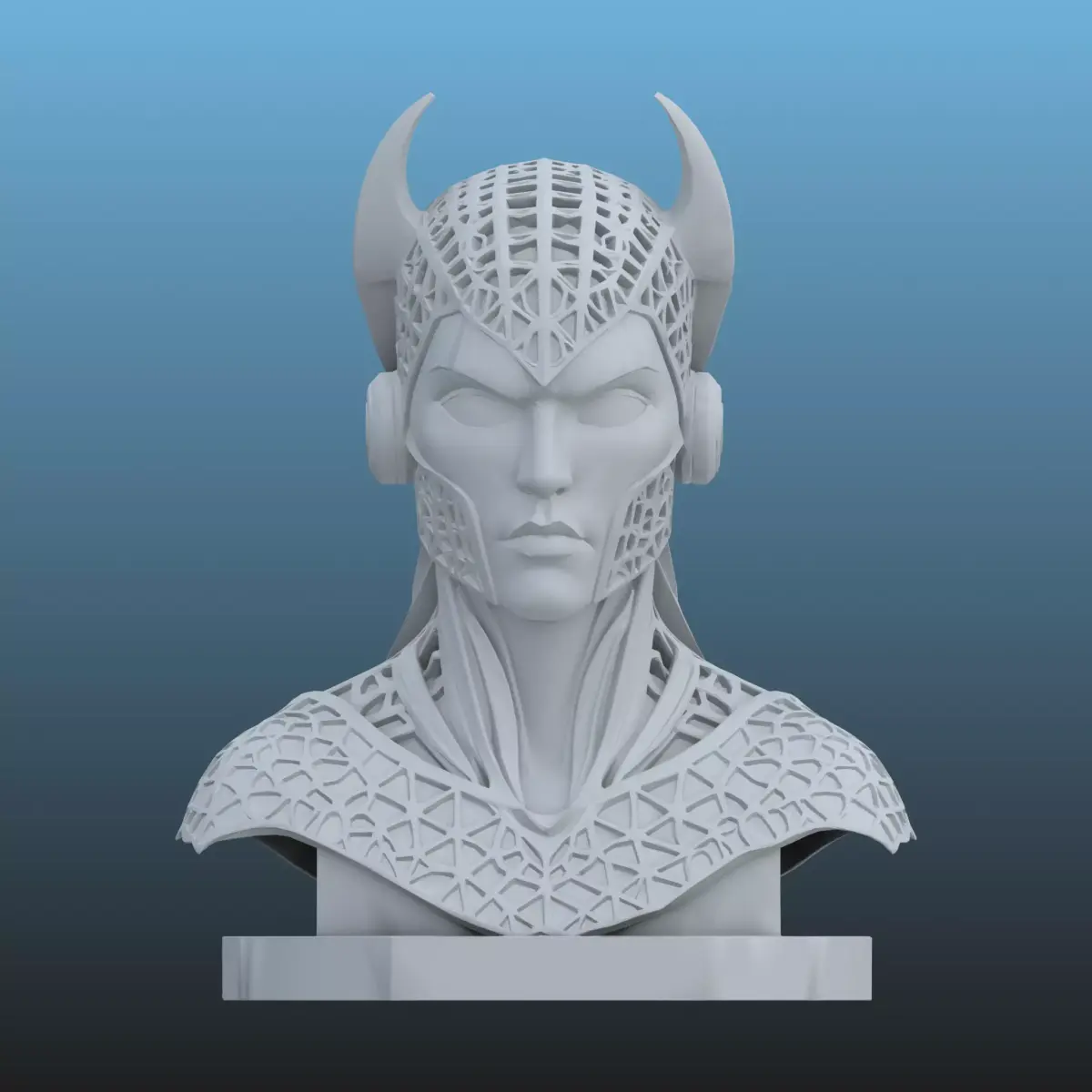 Cyber-Valkyrie Bust PM-107 3D print model
