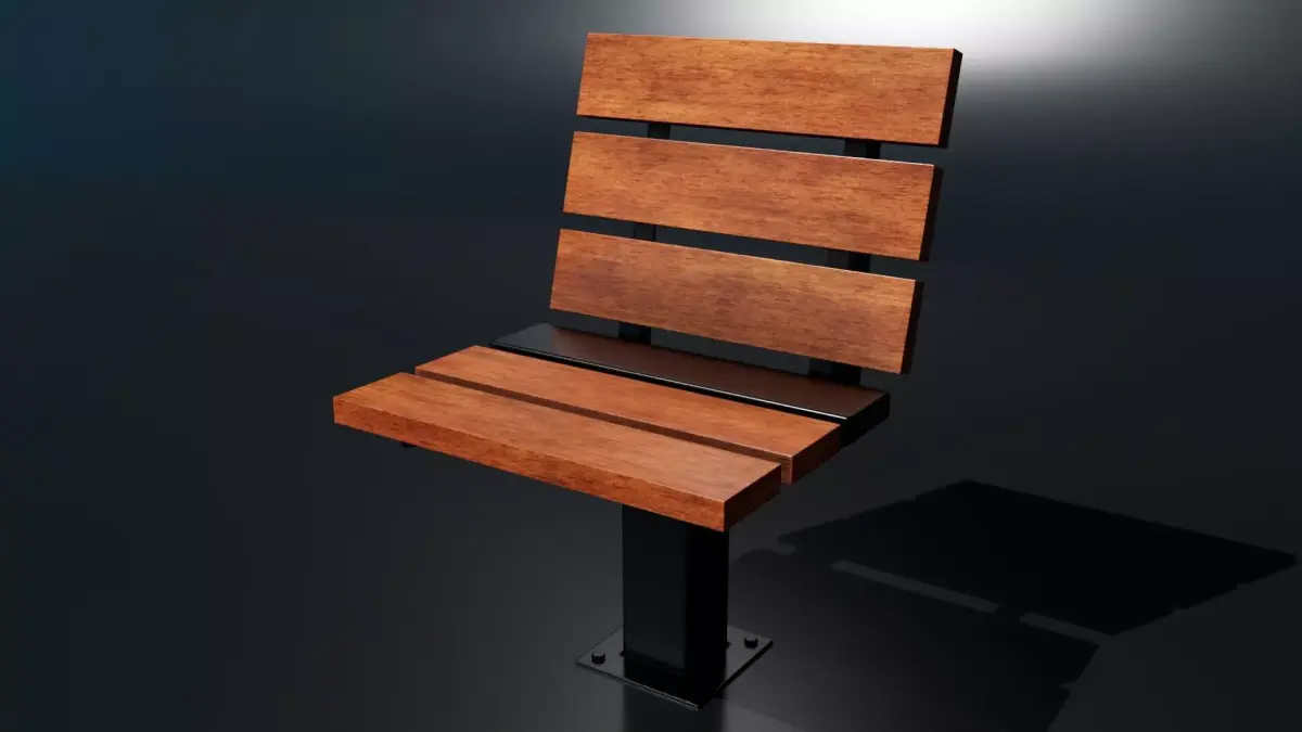 Outdoor Chair Free low-poly 3D model