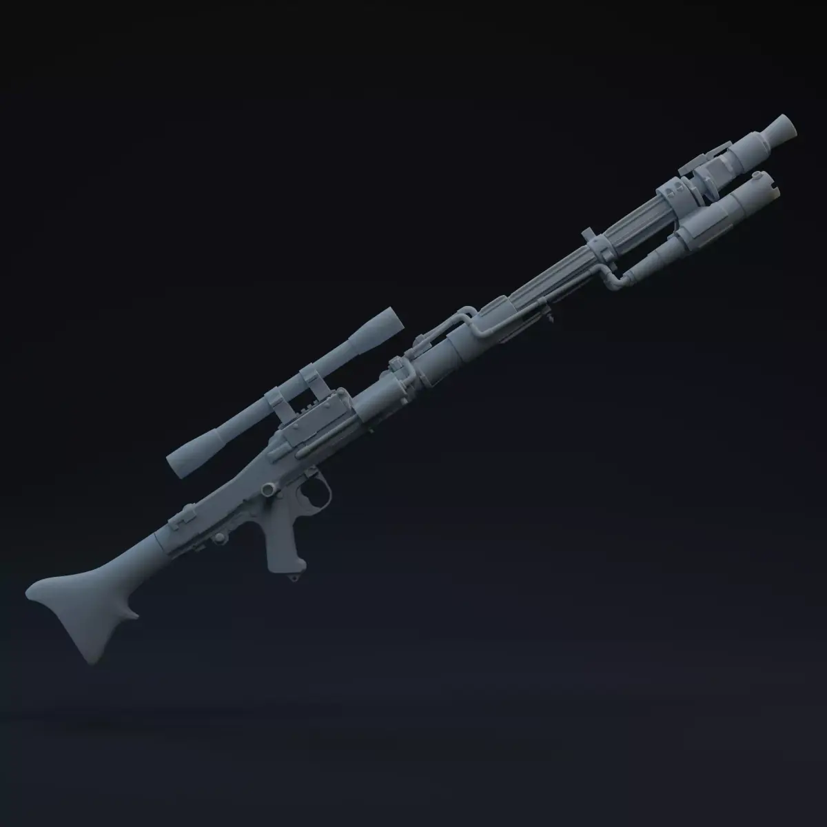 DLT-19D Blaster One-Twelfth Scale 3D print model purchase