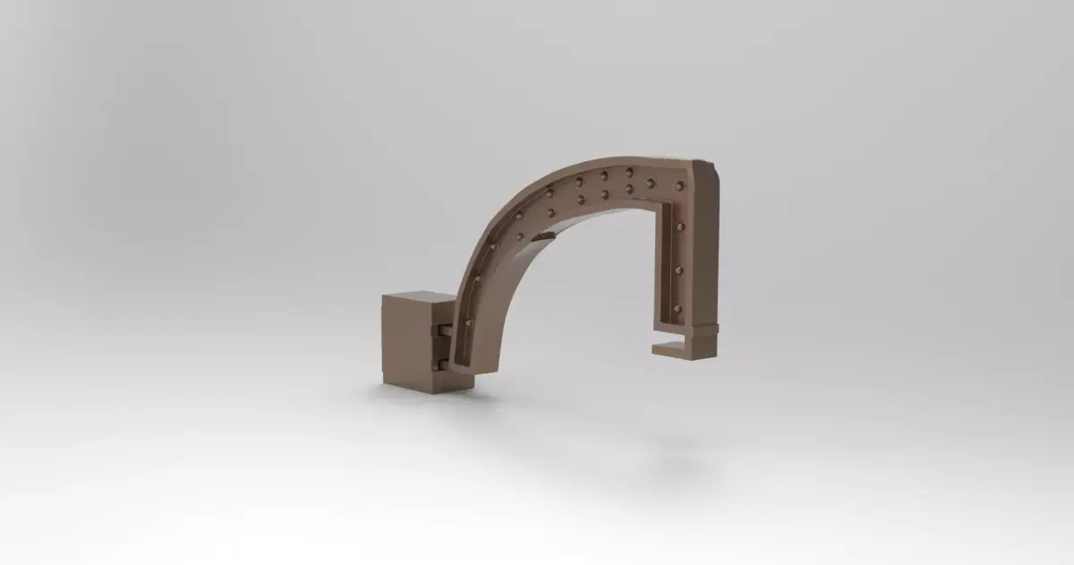 Jaguar Tower Rod attachment 3D model