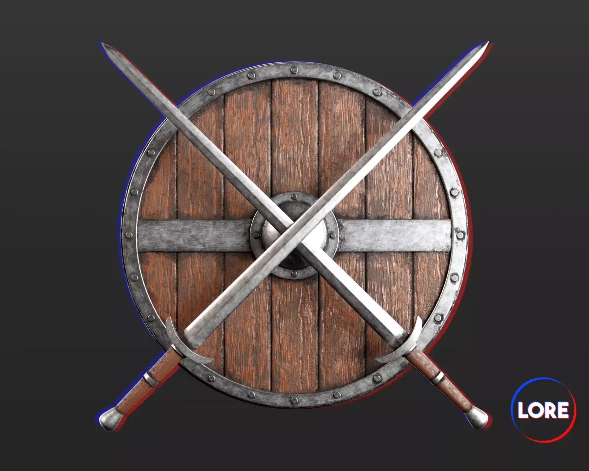 Medieval Collection Common Sword and Shield 3D Model Pack