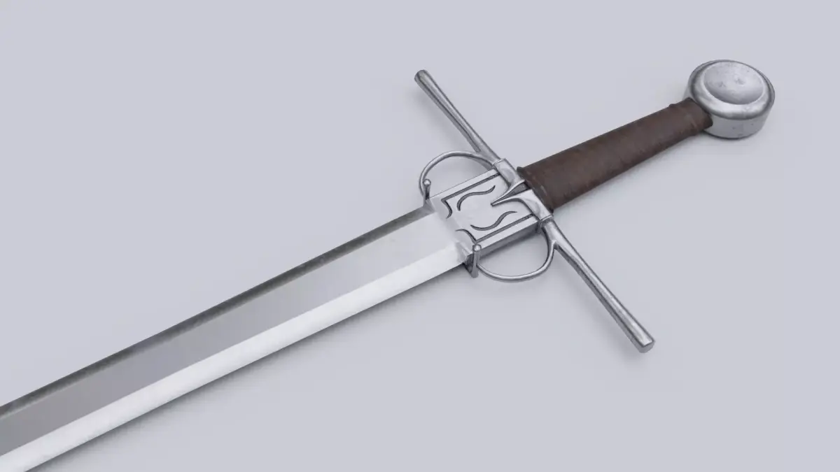 Medieval Arming Sword Low-poly 3D model purchase