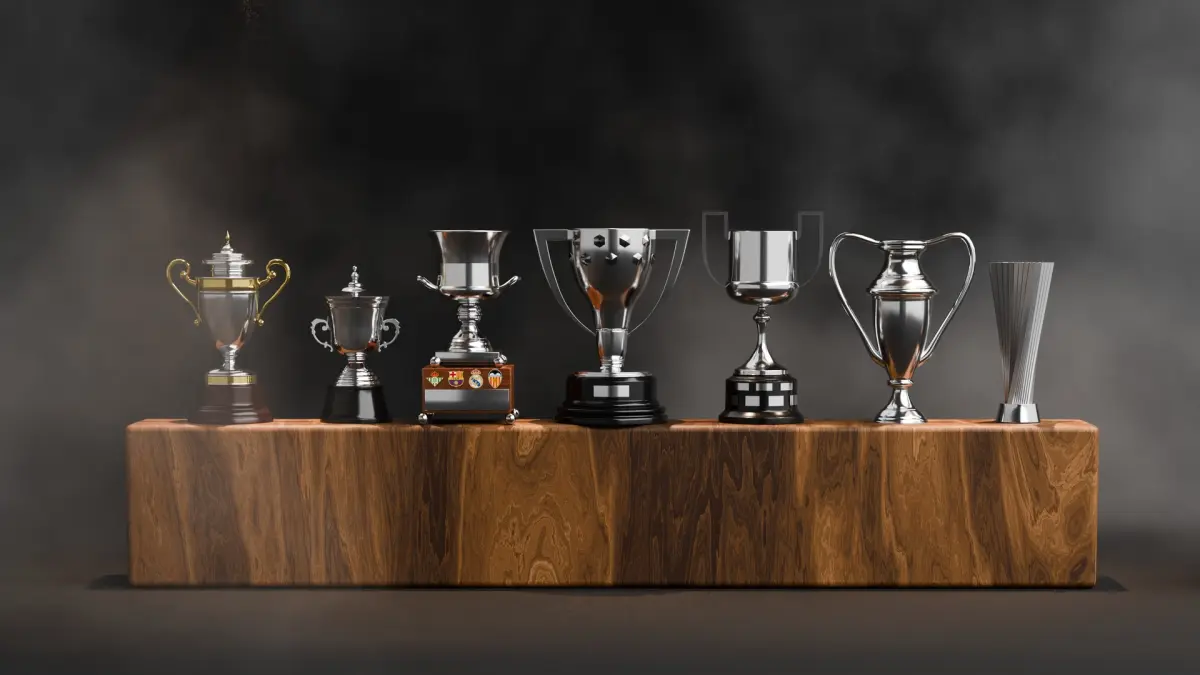 La Liga Trophy Pack 3D model