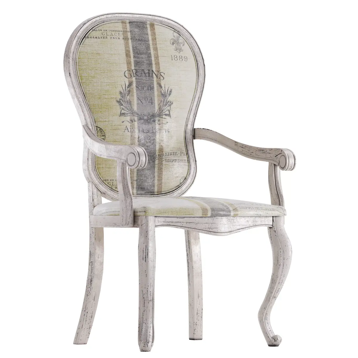 Vintage armchair Free low-poly 3D model