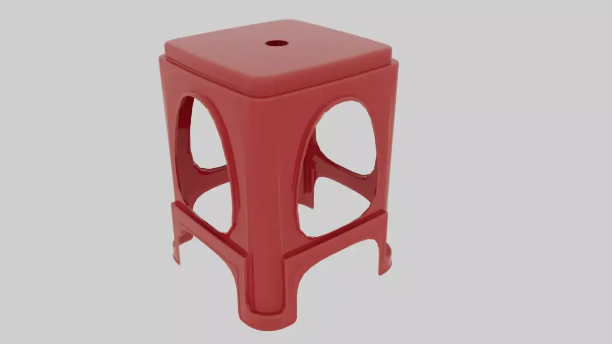 Plastic chair Free 3D model order