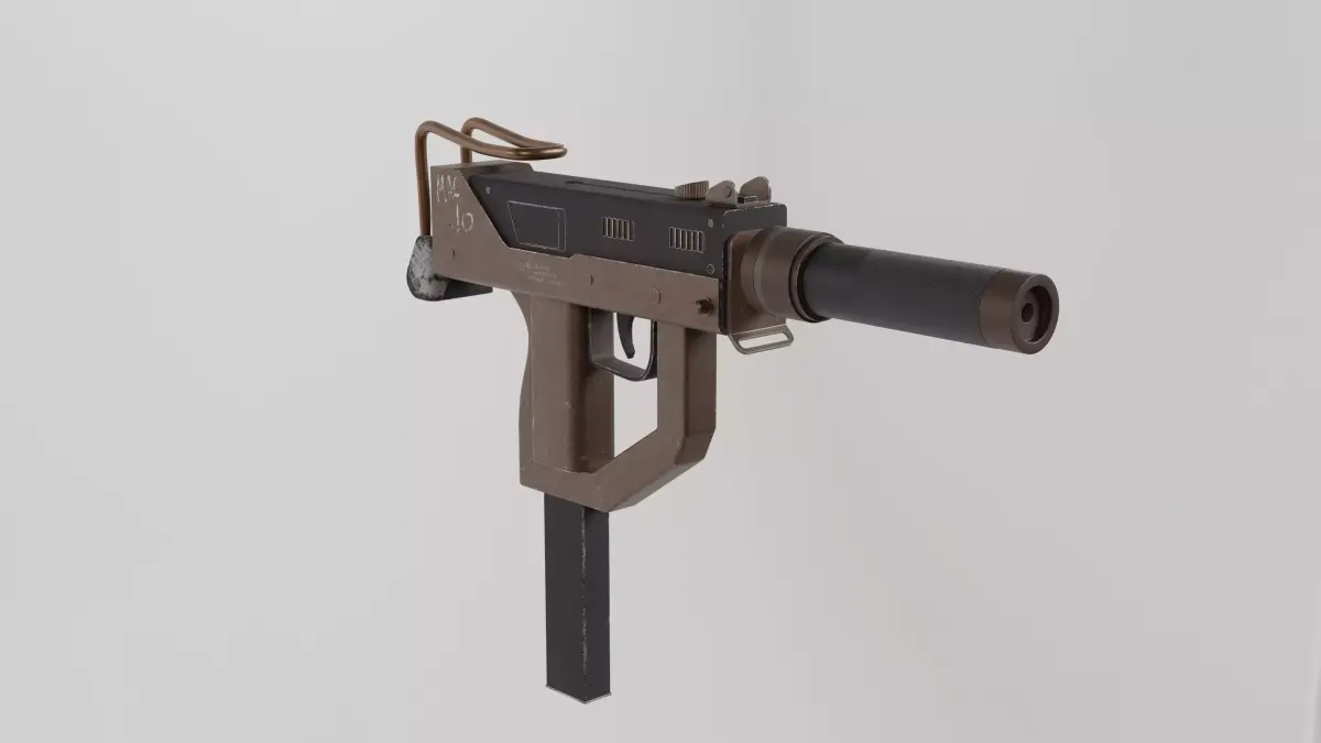 Mac 10  3D model purchase