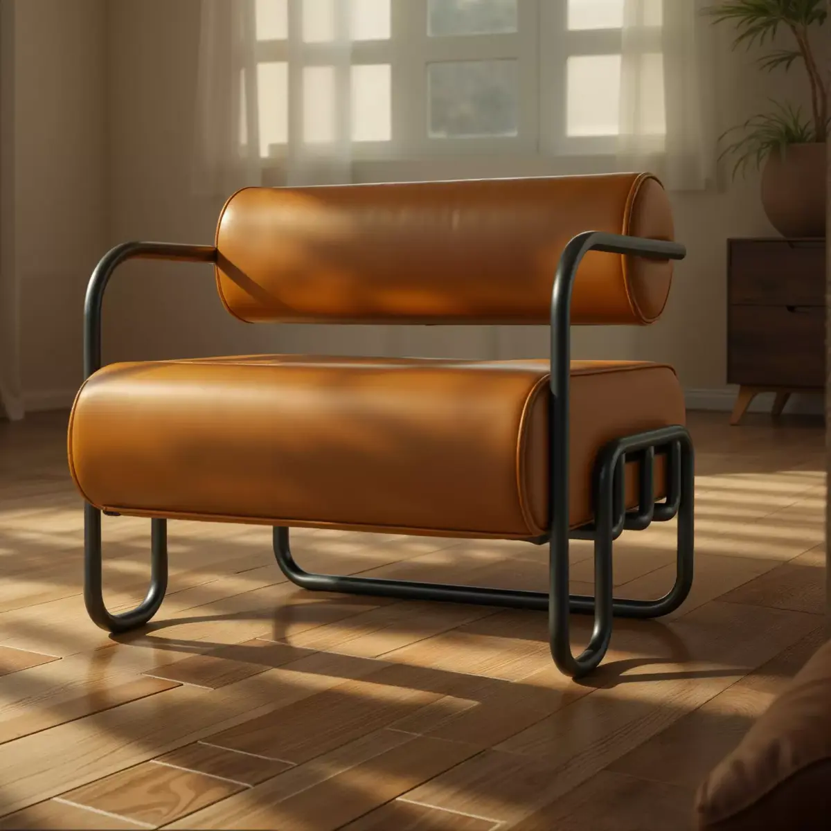 steel Arm Chair  3D model