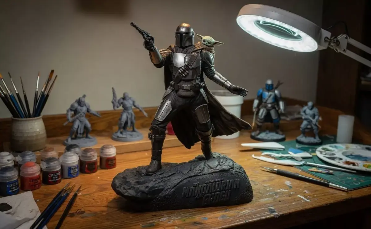 mandalorian and grogu 3D print model