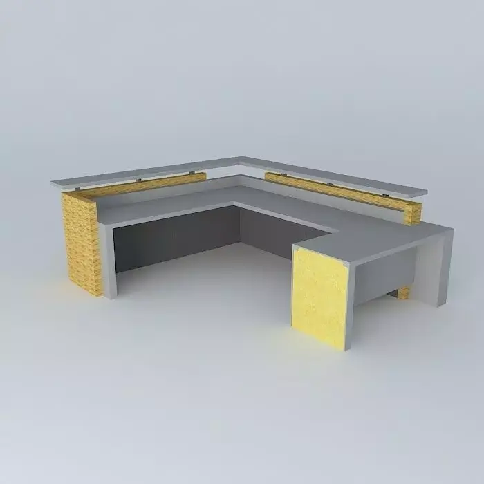 Reception Desk Free 3D model purchase