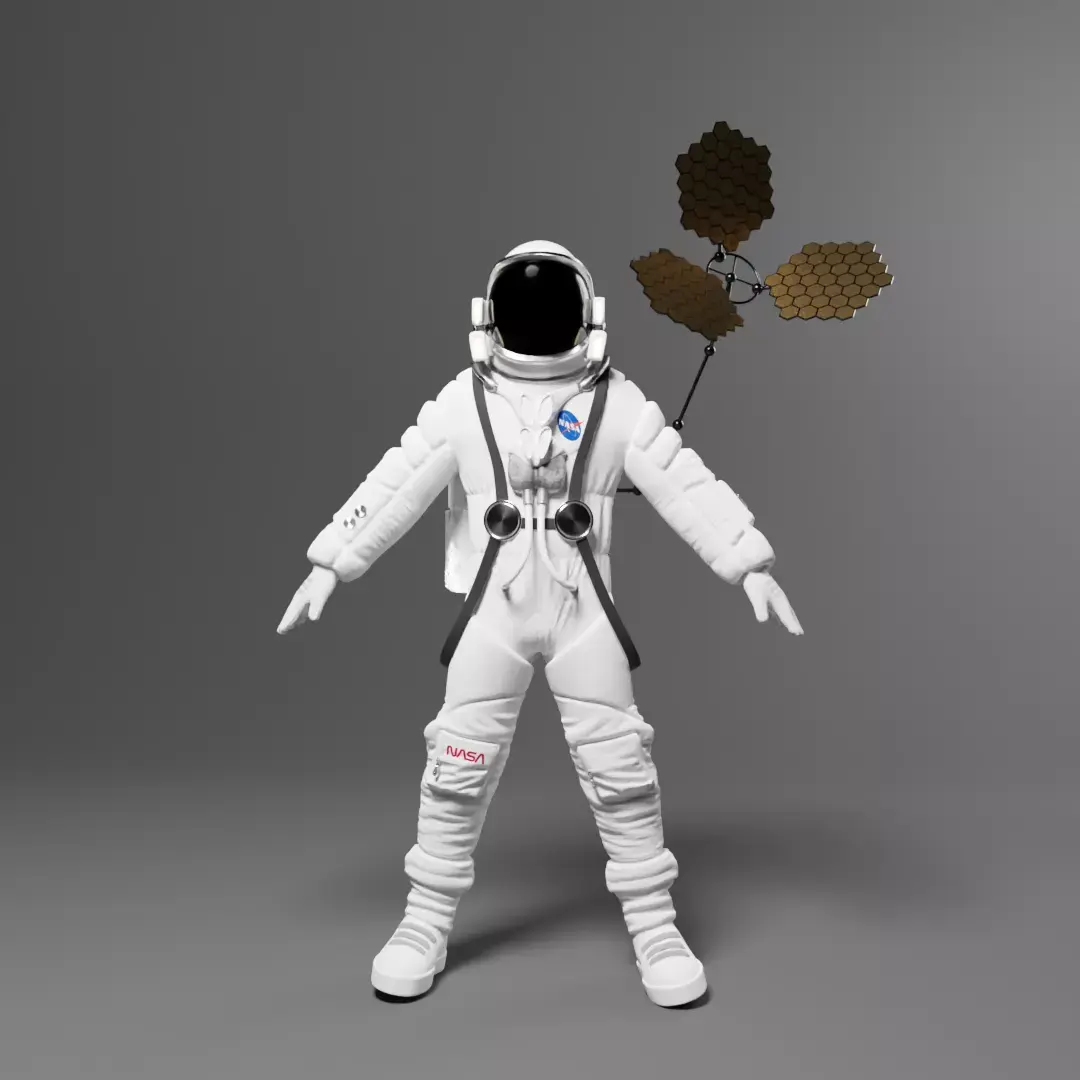 Explorer Astronaut Model  3D model