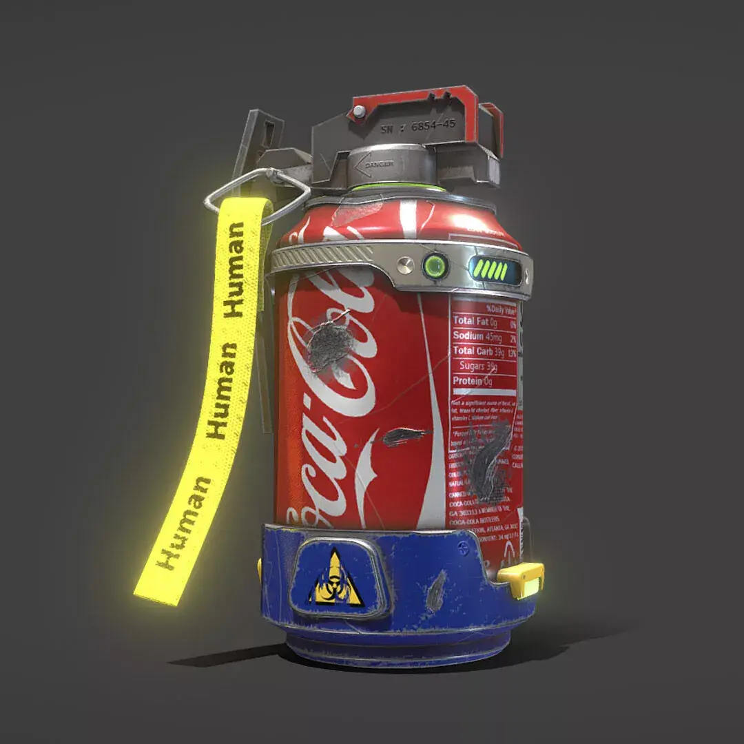 Coke Grenade 3D model