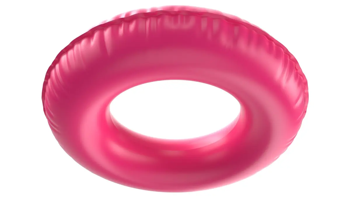 Detailed Inflatable Pool Toy 3D model