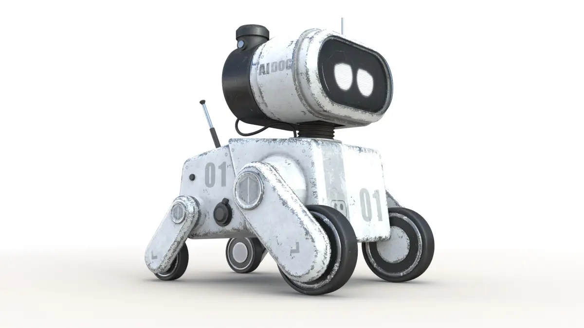 Dog Robot RIG 3D model