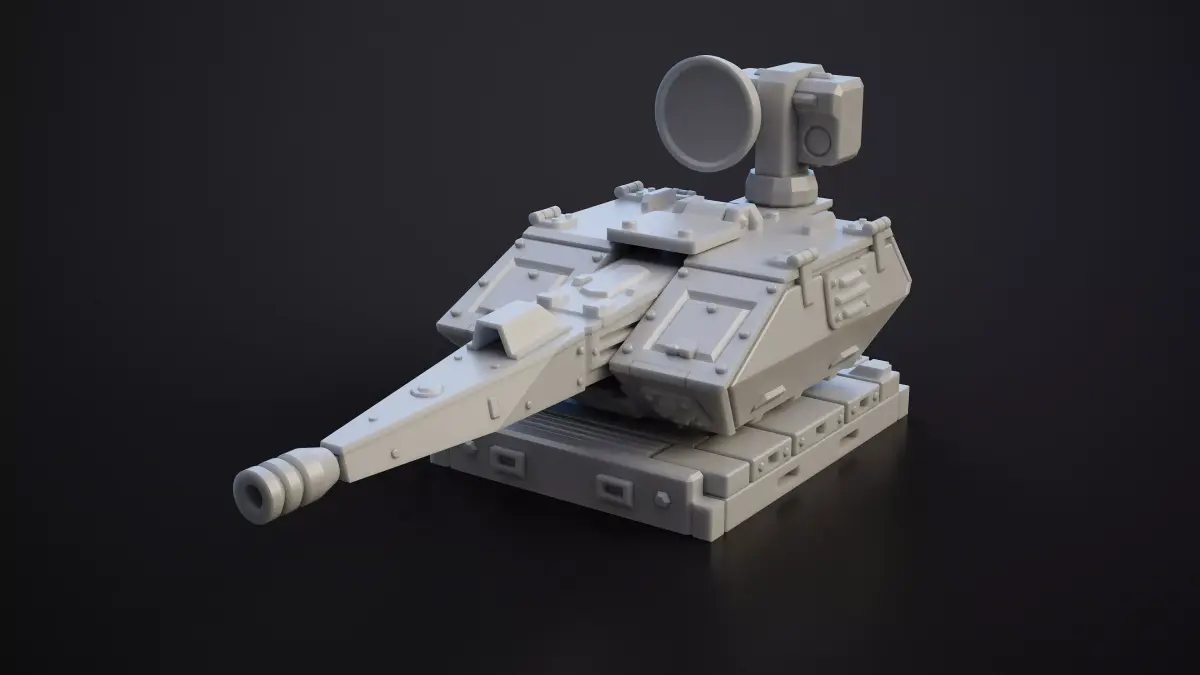 Skynex Anti-Aircraft System 3D-Printed 1-100 Scale 3D print model