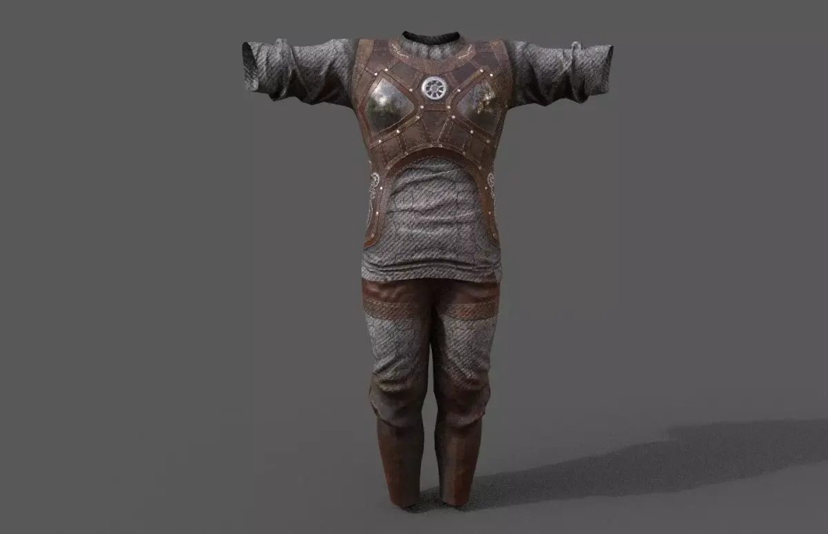  Steampunk skin 11 Low-poly 3D model