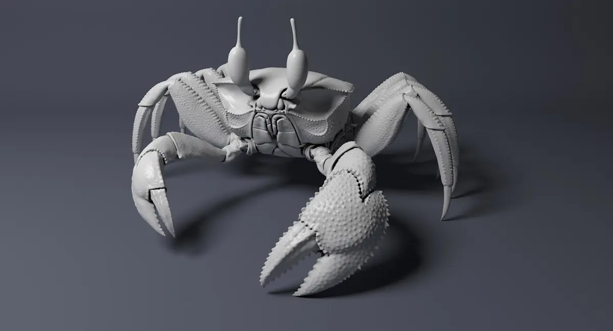 Ghost Crab High Poly 3D model