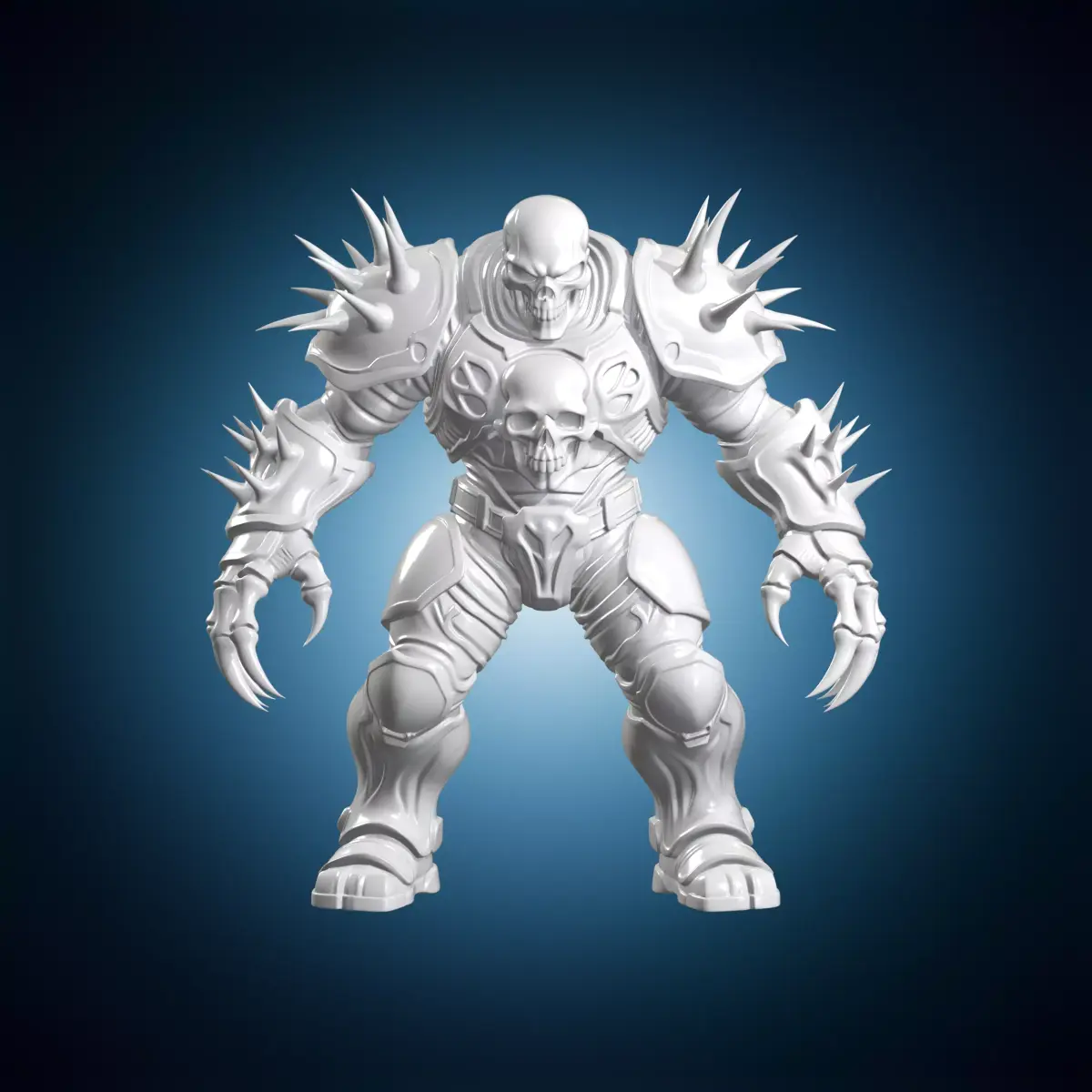 Chaos Terminator Figurine 3D Print Model 3D print model