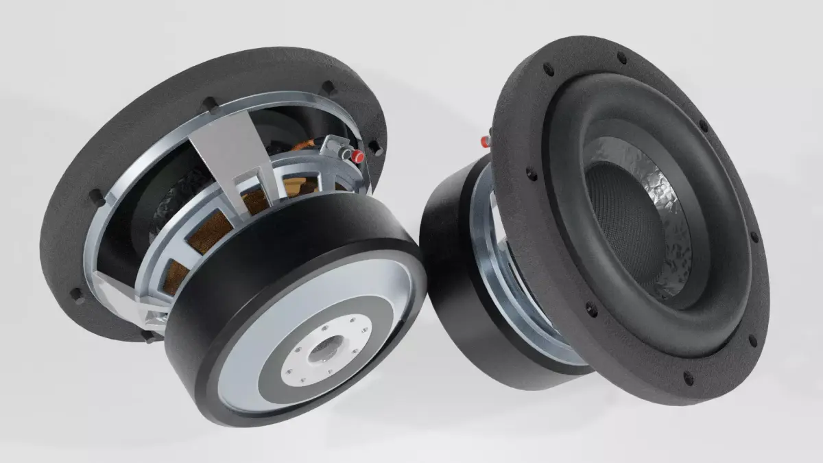 Woofer Speaker Clean 01 - Blender 3d 3D model