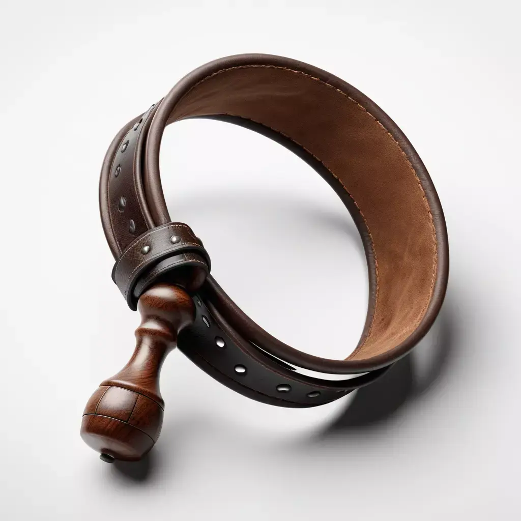 Weathered Wooden Shillelagh 3D Model 3D model